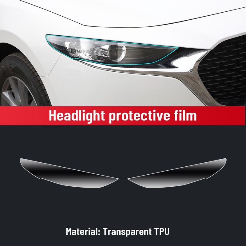 Transparent TPU For MAZDA 3 -2024 Car Center Console Media Dashboard Navigation Anti-scratch Protector Interior Film