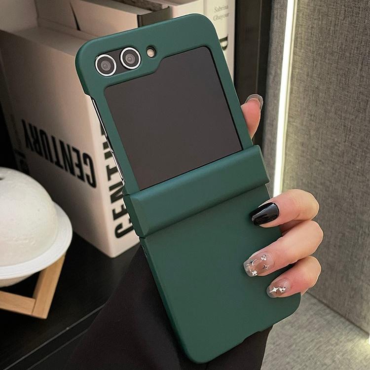 Gradient Double Color Matte Case for Samsung Galaxy Z Flip 7 6 5 4 3 flip7 ZFlip Hinge Protection Hard PC Shockproof Slim Cover