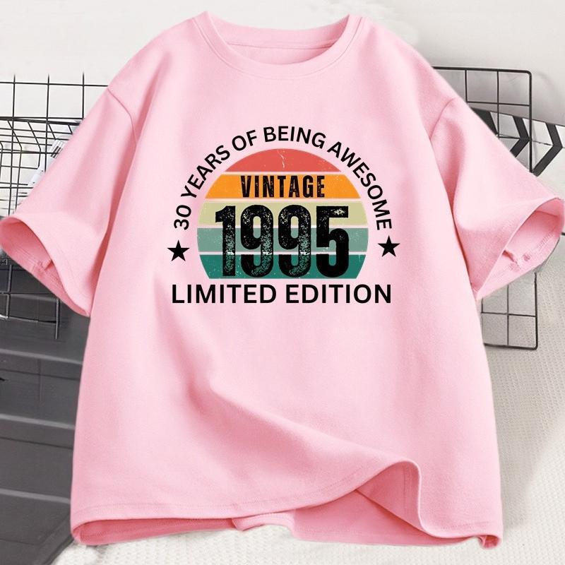 30th Birthday Gift Tshirt Made In 1995 Vintage Tee 30 Years Old Birthday Tshirt 1995 Birthday Gift for Unisex WOMEN Clothes Tops