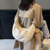 Women's Large Capacity Shoulder Bag Solid Color Crossbody Bag
