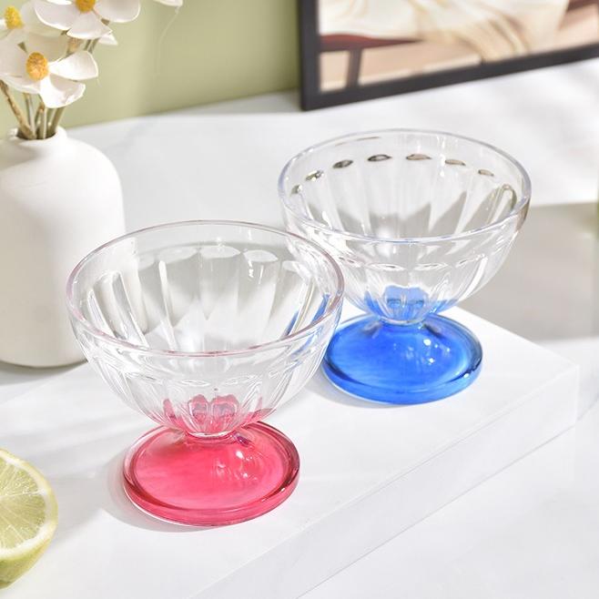 Acryl-Eisbecher Einfach Dick Transparent Langlebig Dessertschale Haushalt Küche Kinder-Eisbecher Milchshakebecher