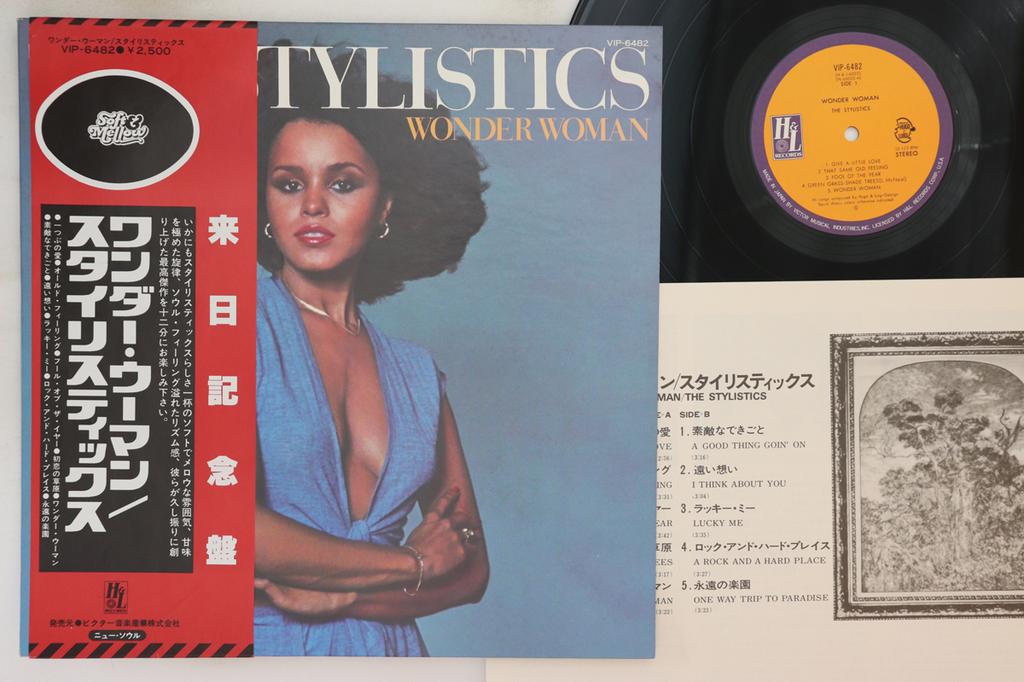 LP Record STYLISTICS - Wonder Woman VIP6482 H&L 1977 Japan Obi Soul/Funk Used