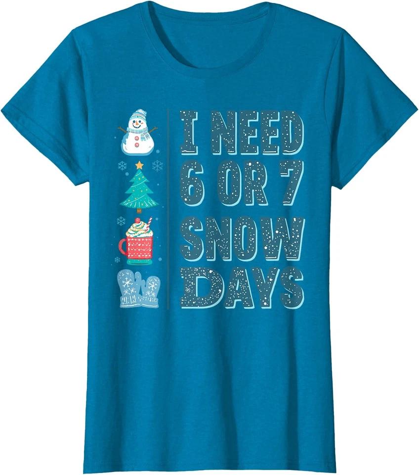 Funny Hanukkah Christmas 67 Six Seven Meme Festive Ladies  V-Neck Tshirt M