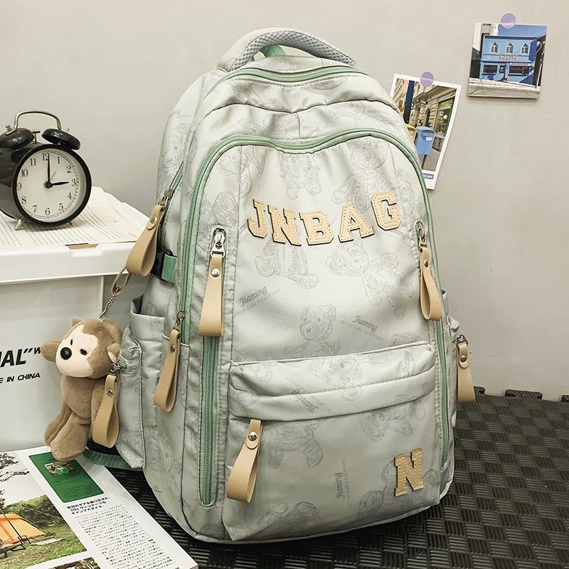 Schoolbag Children Elementary School Students Girls Junior High School Students High School Students Boy Letters Backpack