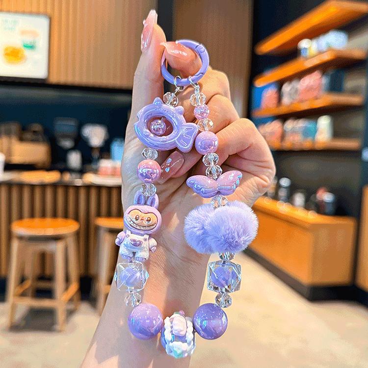 Labu Trendy Mobile Phone Chain DIY Bead String Phone Case Hanging Rope Girlfriend Friend Gift Bag Pendant