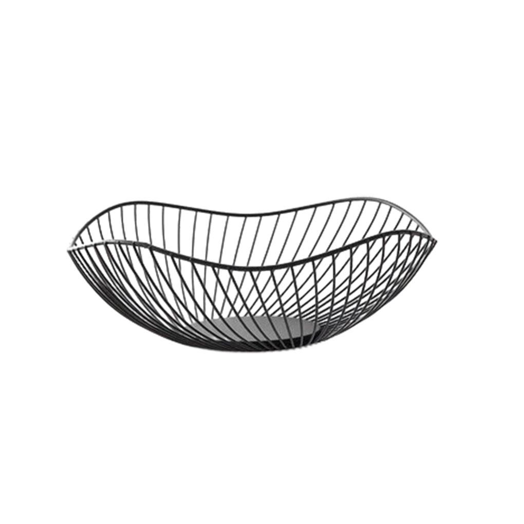 Metal Fruit Basket Wide Application Modern Style Large Capacity Metal Fruit Baskets Metal Fruit Bowl