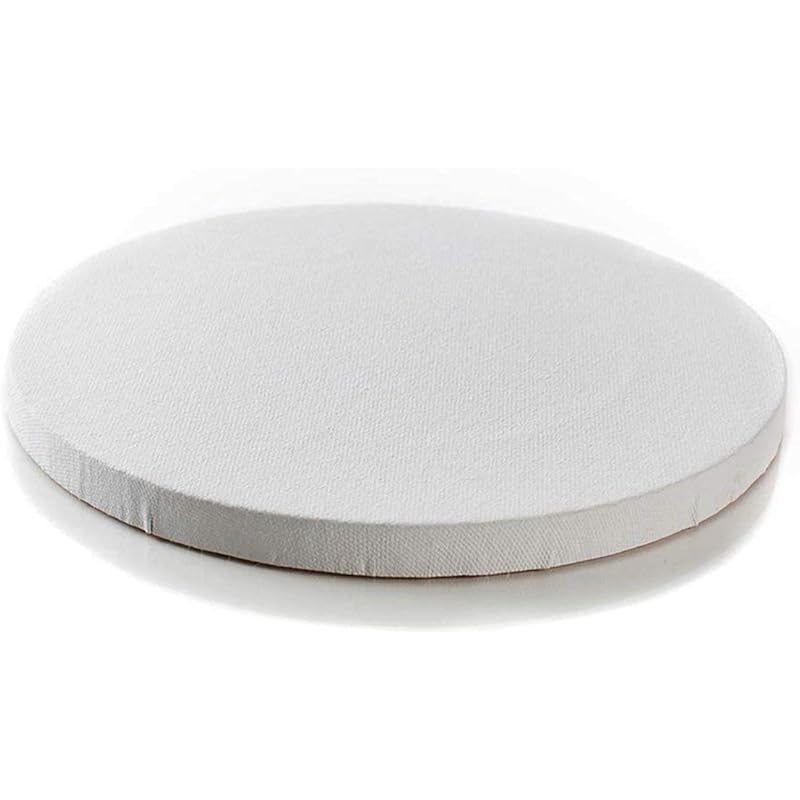 Variety Canvas Round Pre Stretched Canvas 10Oz Primed Pack Of 2 (6 ) 6 белый