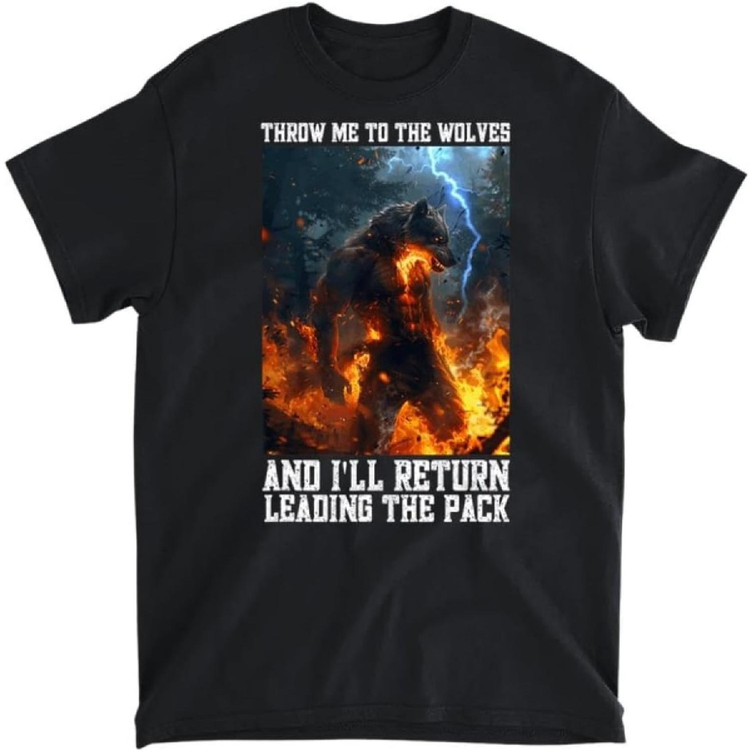 Werewolf Throw Me to The Wolves Cringe Alpha Wolf Cringy T-Shirt, Tank Top, Long Sleeve Shirt, Sweatshirt, Hoodie Men Women Kids Made in Canada S
