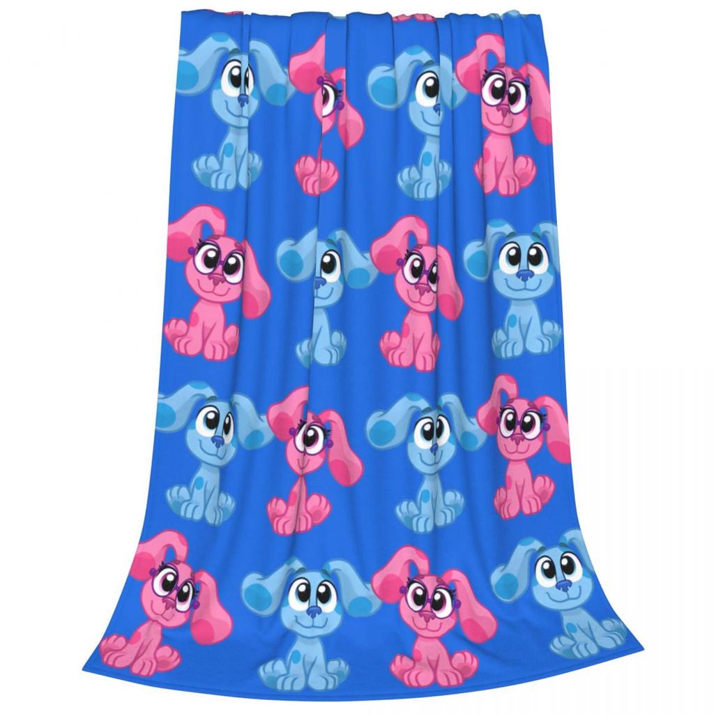 Blues Clues Cartoon TV Show Blanket Flannel Funny Warm Throw Blanket for Bedspread Winter