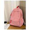 School bag new fresh and sweet plaid backpack junior high school students lightweight large capacity backpack