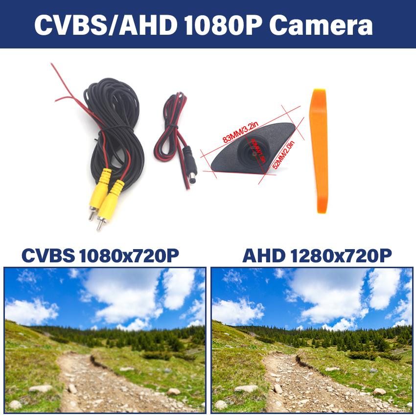 AHD 1080P Fisheye CCD Car Front View Parking Positive Logo Camera For Mazda 6 M6 Atenza CX-5 CX5 2013~2015 2016 2017 2018 2019