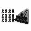 12x Enclosure Pole Caps 1 Diameter Ball Shaped Covers Net for Park Garden Outdoor 10 Pieces Poles