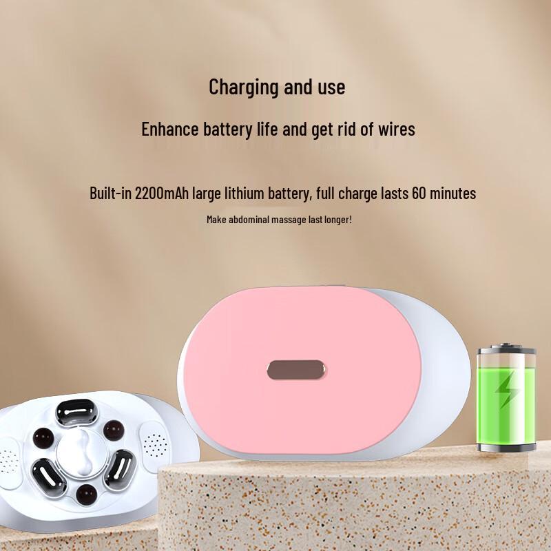 Kangzuo Wireless Smart Abdominal Massager with Heat and Pulse CN plug (adapter included)