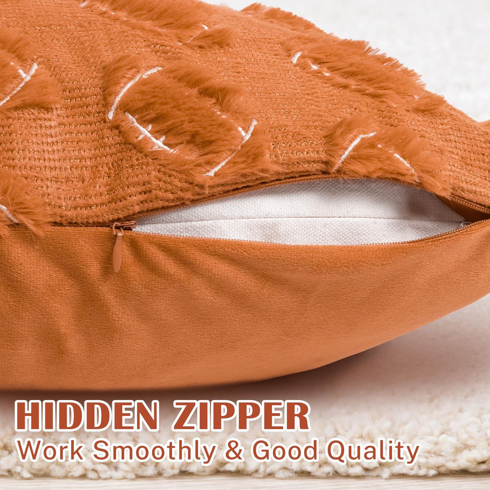 

Football Decorative Cushion Cover 18x18inch Set of 2 Faux Fur Pillow Covers for Sofa Bed Living Room Home Decor China Mainland