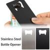 For Wedding Gift DIY Bar Restaurant Stainless Steel Card Shape Beer Bottle Opener For Wallet Pocket Mini Anti-Rust Portable