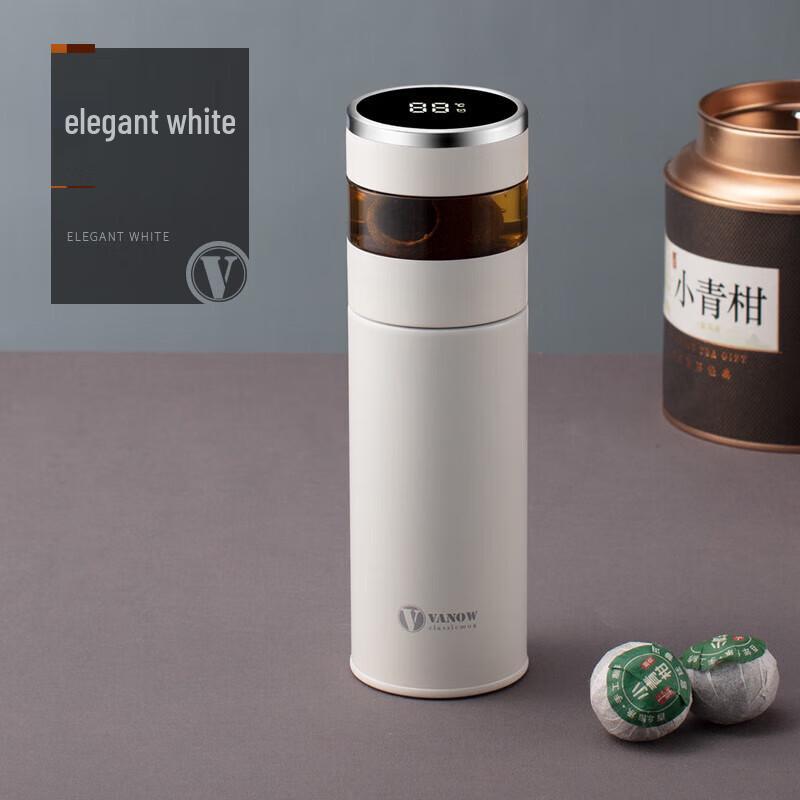 Vanow 450ml Smart Temperature Tea Infuser Thermos