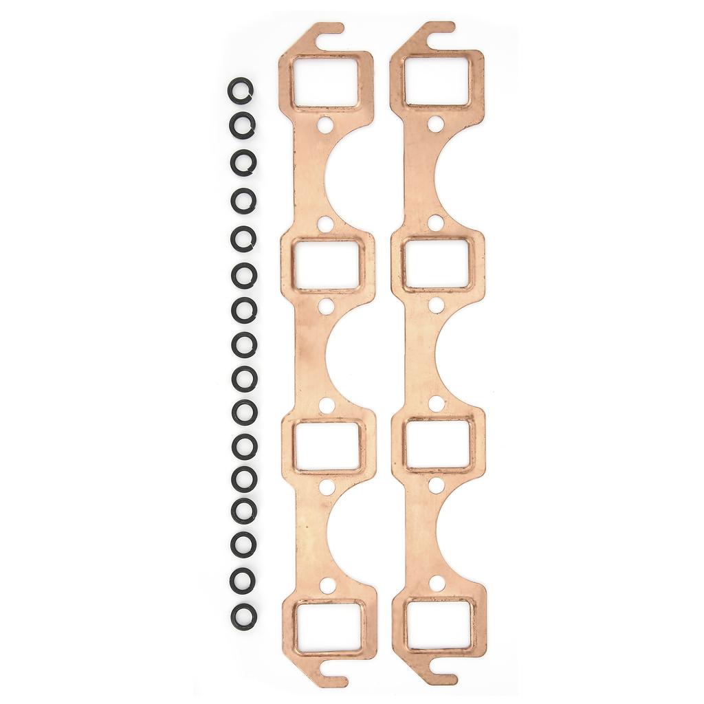 2PCS Exhaust Manifold Gasket Set Replacement for Ford Small Block SBF 289 302 351W