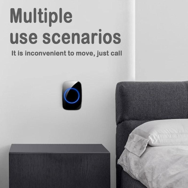 New Home Welcome Doorbell Intelligent Wireless Doorbell Waterproof 150M Remote Battery-operated Smart Door Bell Chime