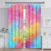 Vibrant Water Painting Luxurious Window Panel Drapes in the Kids Bedroom Living Room Hall Treatments Kitchen Decoration Drapes Blinds