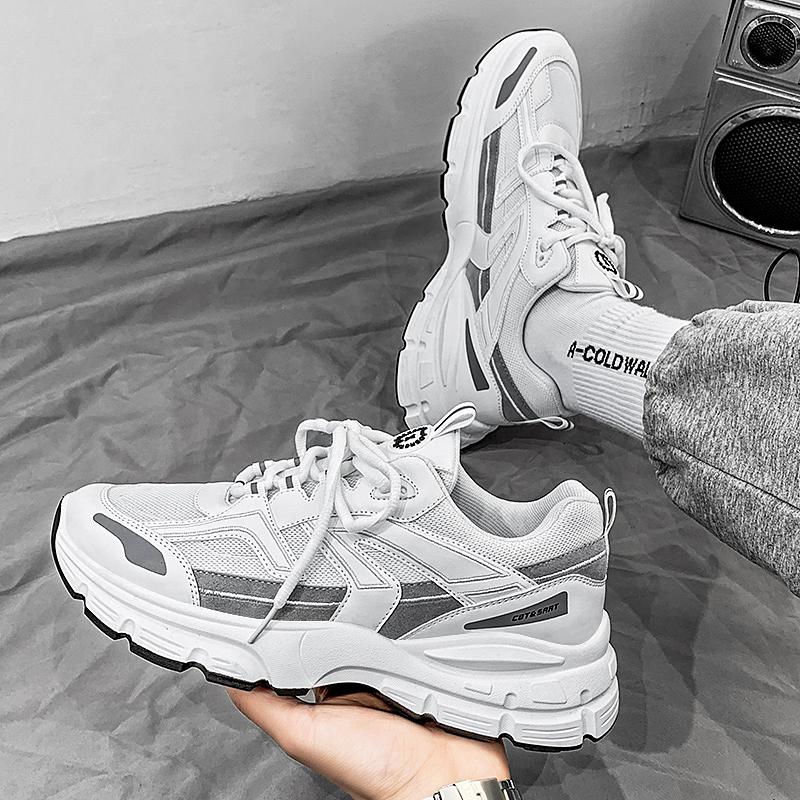 Summer and autumn new breathable mesh student sports and leisure running dad trendy shoes