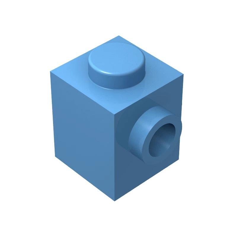 10 KUSŮ 87087 1x1 s čepem na straně Stavební kostky MOC Kompatibilní s Brick Dětské hračky Dárková krabička