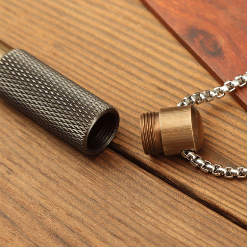 Vintage Füllfederhalter 0,5 mm Halsketten Füllfederhalter Persönlichkeit Mini Taschenstift Geburtstagsgeschenke