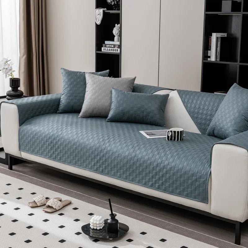 

Водоотталкивающий прохладный летний чехол для дивана, роскошный нескользящий диван, полотенце для гостиной, против царапин, кошек, собак, детский коврик, домашний декор 70x70