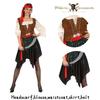 High-quality Caribbean Pirate Costume For Men And Women Captain Jack Sparrow Cosplay
