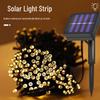 Outdoor Solar Starry String Lights for Patio, Garden, Balcony, Christmas, Tree, Camping, and Landscape Decoration