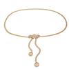 Metal Waist Chain Women'S Accessory Flower Buckle Trendy Spice Girl Body Chain Dress Belt Chain