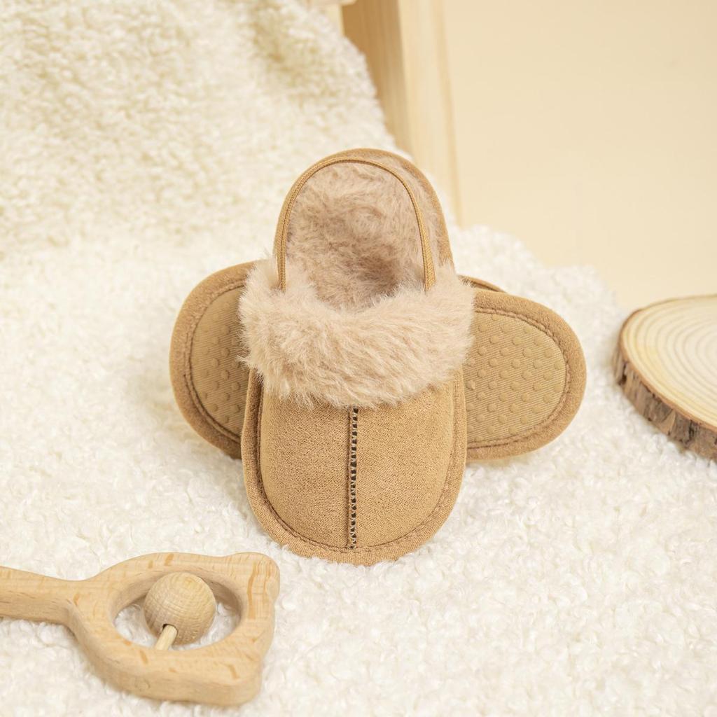 Cozy Velvet-Lined Baby Toddler Shoes: Warm, Soft Sole for 0-1 Year Olds (Fall & Winter)