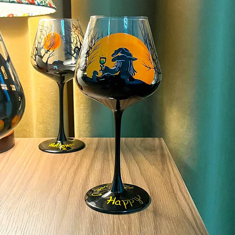 Shangqi Hand-Painted Festive Cocktail & Wine Glass