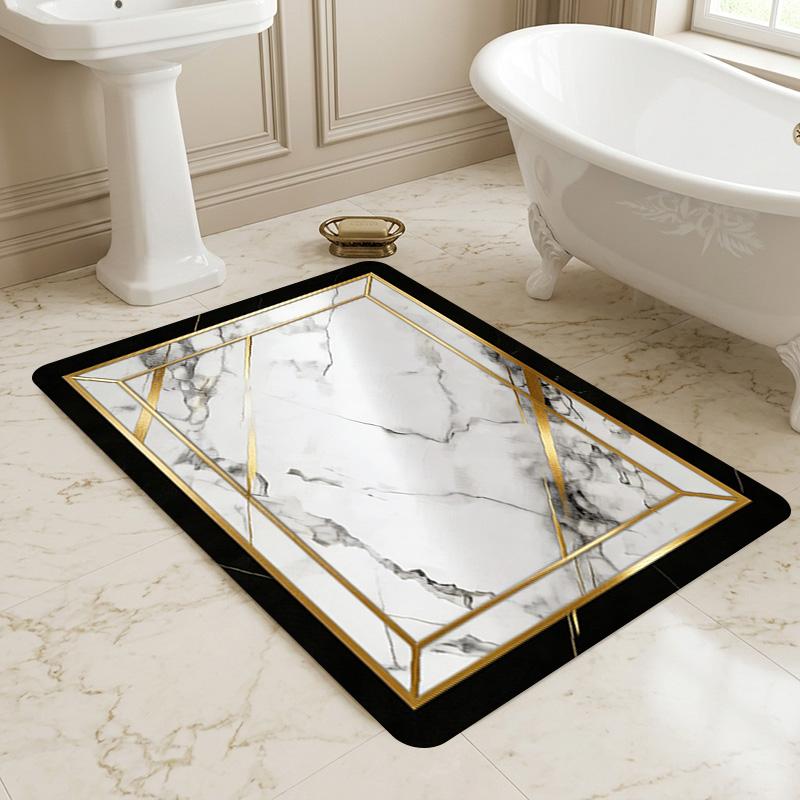 Marble Frame Living Room Nonslip Area Rug Soft Carpet For Bedroom Game Playroom Sofa Office Home Decor Doormat Christmas Gift C926790