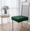 Seat Cover Smooth Elastic Bottle Green Chair Seat