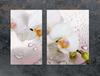GLAS-KOCHFELD-SCHUTZPLATTE 70x52 ORCHIDEE