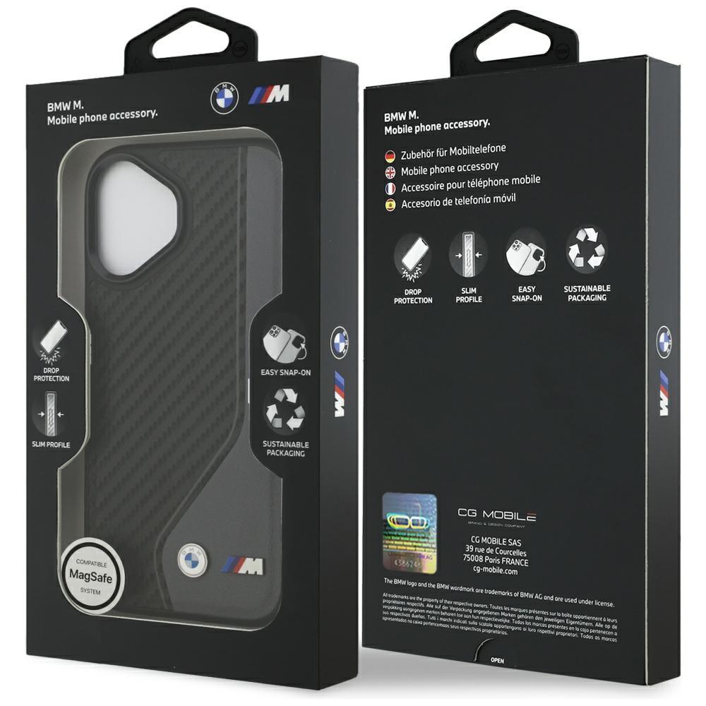 BMW M Carbon Logo MagSafe Case for iPhone 17 Anthracite