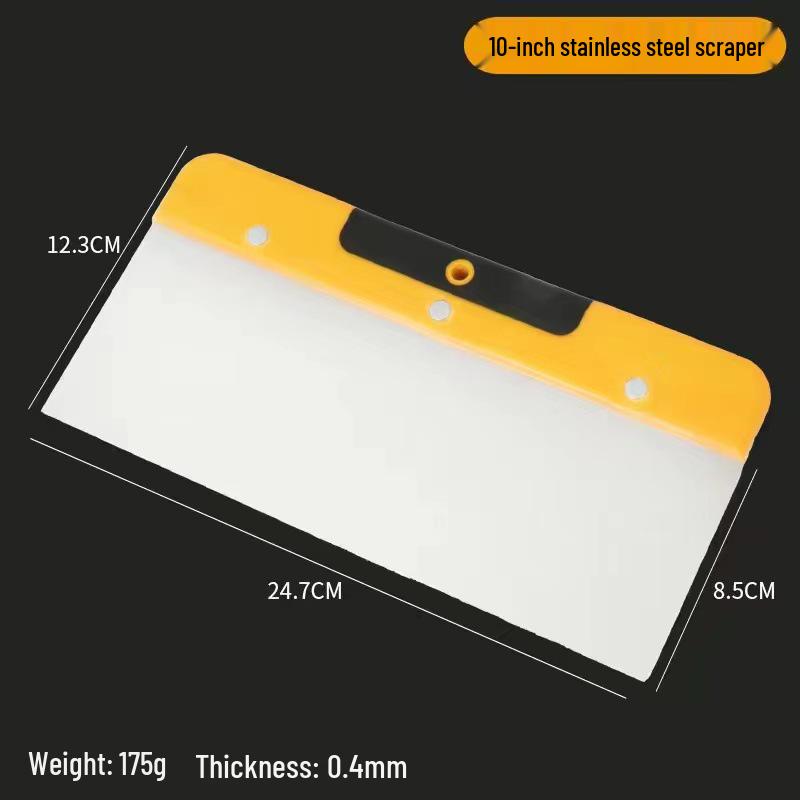 Stainless Steel Multi-Use Scraper and Putty Knife for Plastering