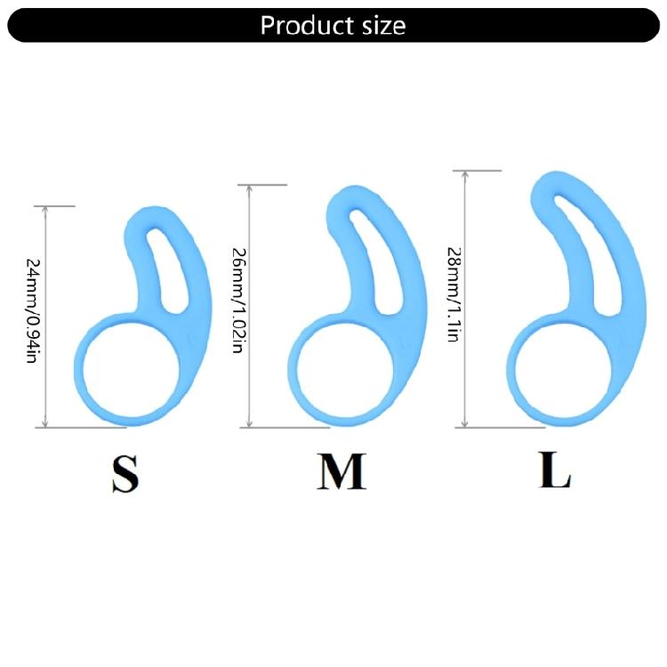 Silicone Earbuds Wingtips Ear Hooks Compatible for Bluetooth-compatible Headphone For Comfortable And Stable Wear