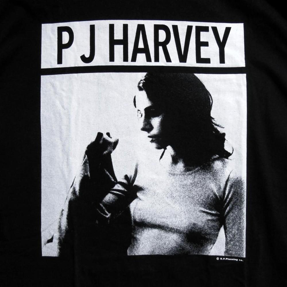 Pj Harvey In Men's T-Shirt Short Sleeve White Unisex All Sizes