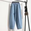 Plus Size Women Jeans Pants Denim Female Elastic Basic Blue High Waist Trousers Fashion New Pants