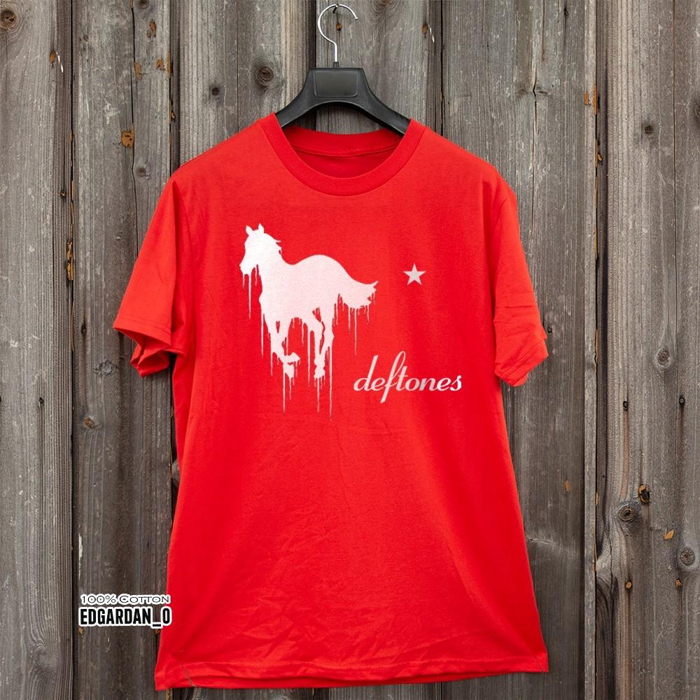 Rare! Deftones White Pony Star Red T-shirt Size S-5XL M