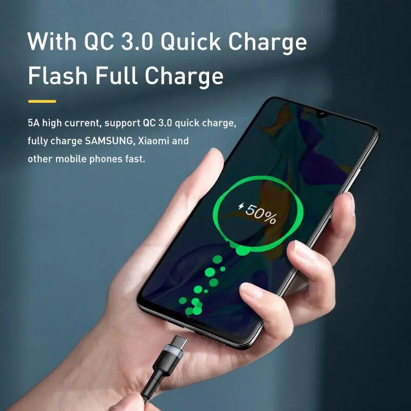 PD 120W Super Charging per Samsung S24 S23 Cavo USB C a USB Tipo C per iPhone 15 Plus Pro Max Xiaomi 11 4.0 Caricabatterie rapido e veloce