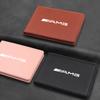 Ultra-Thin Car Driver License Bag ID Card Leather Cover For Mercedes Benz AMG GLE GLS CLA CLE GLC CLS GLA W223 Tire Valve Cap