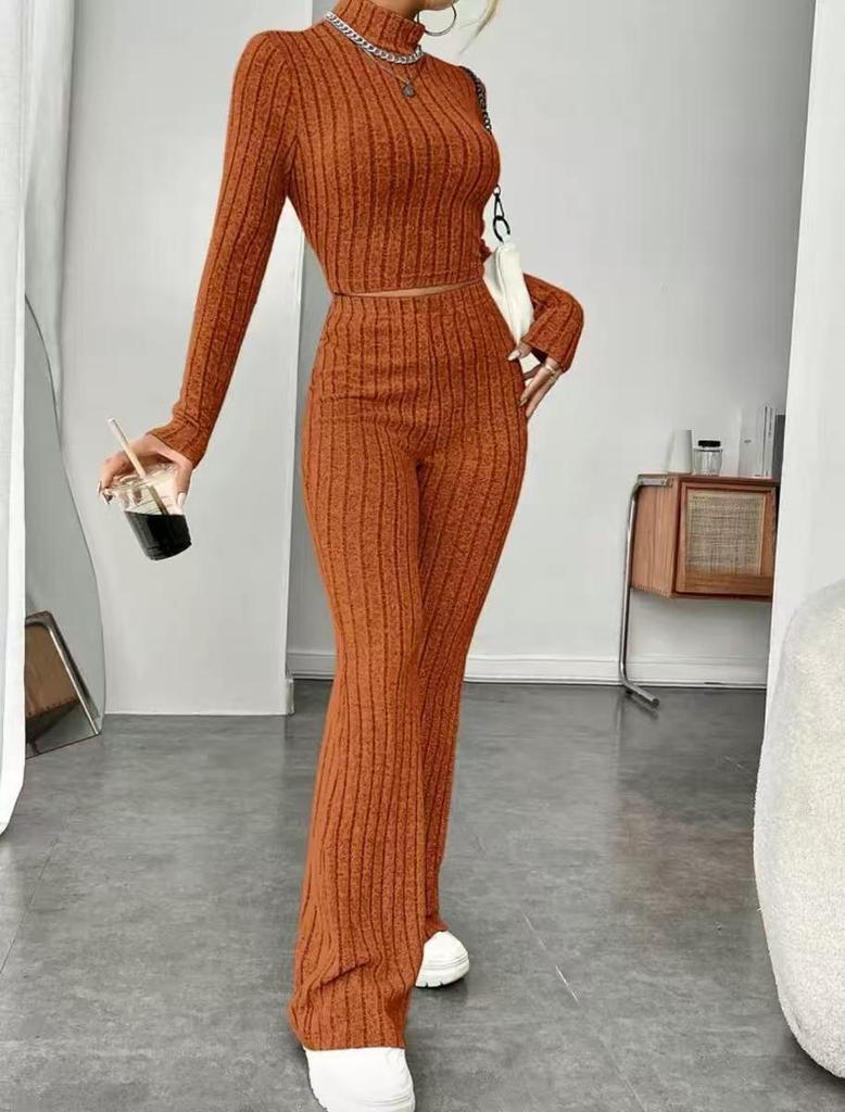 2024 Trendy European & American Women's Autumn/Winter Long Sleeve Sweatshirt & Pants Set