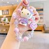 Cartoon Animation Cute Hello Kitty Bead Chain Versatile Bracelet Backpack Pendant Key Mobile Phone Chain Holiday Gift Toy