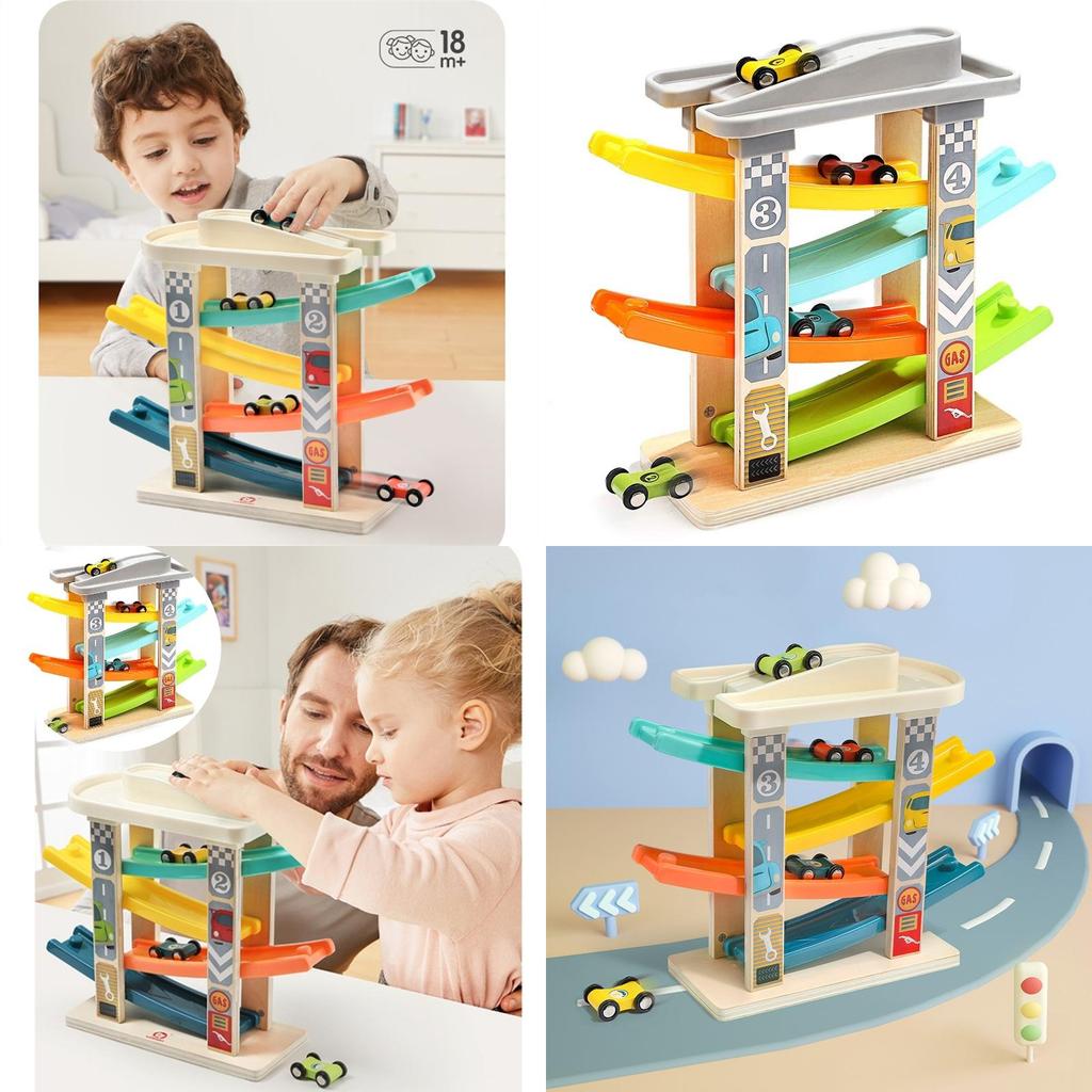 Wooden Track For Intellectual Development And Hand-eye Coordination