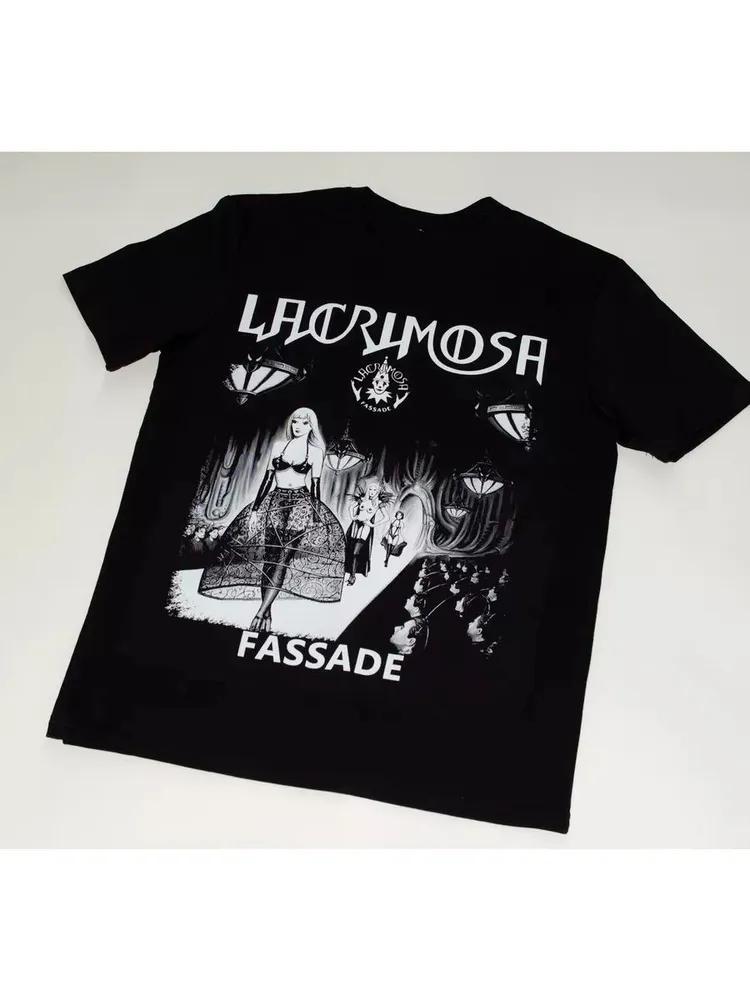 Unisex Short Sleeve Crew Neck Cotton T Shirt LACRIMOSA XL