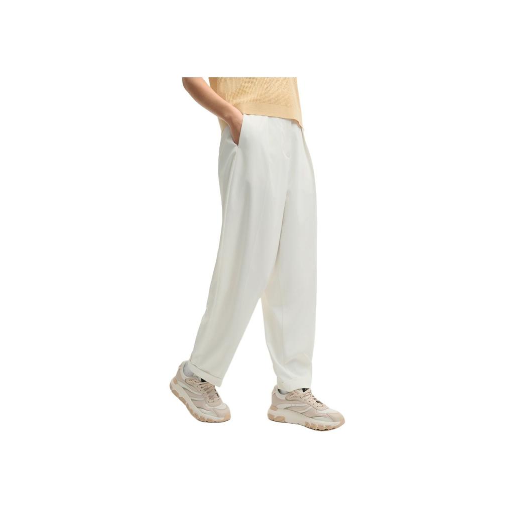 New FILA MILANO Collection Casual Pants Women's Cloud White F11W525801FWT