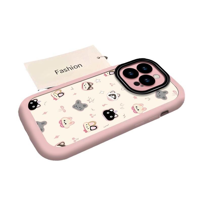 Cute Animal Head Full of Screen Suitable for Iphone16promax New 15 Apple 14plus Mobile Phone Case 13 Premium