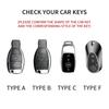 3D FUR Car Key Case Protection For Mercedes Benz E C G M R S Class W204 W212 W176 GLC CLA GLA AMG 2024 Car Key Case Cover Shell DC6